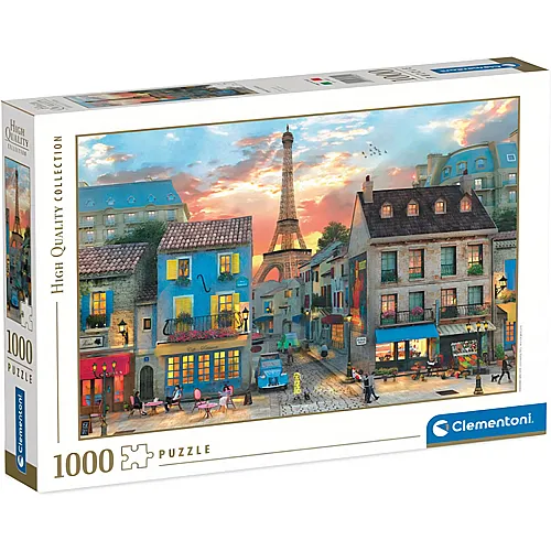 Clementoni Puzzle High Quality Collection Streets of Paris (1000Teile)