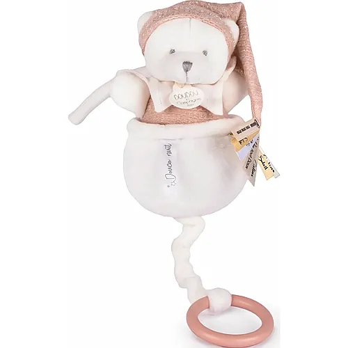 Doudou et Compagnie Musikspieluhr B�r Rosa - 20 cm