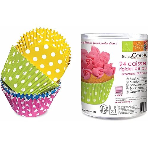 ScrapCooking Papierf�rmchen Punkte - 25 Teile