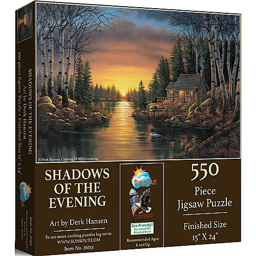 SunsOut Puzzle Derk Hansen Shadows of the Evening - 550 Teile