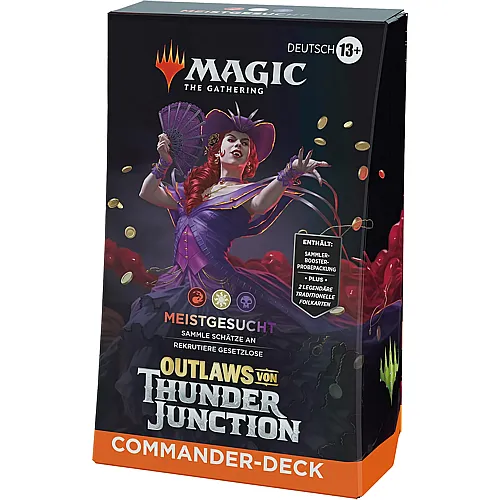 Magic The Gathering Outlaws von Thunder Junction Commander-Deck - Meistgesucht - Deutsch