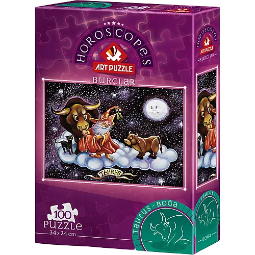 Art Puzzle Sternzeichen Stier - 100 Teile