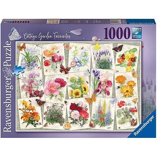 Ravensburger Puzzle Blumenplakate - 1000 Teile