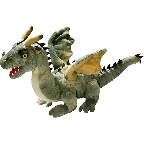Carl Dick Drachen sitzend Gr�n - 30 cm