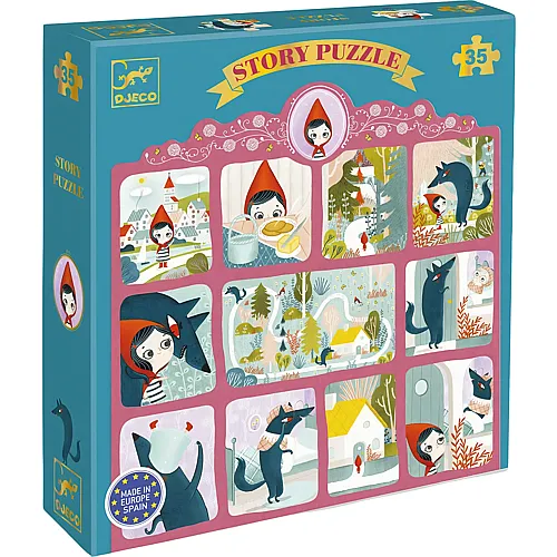 Djeco Puzzle Rotk�ppchen - 35 Teile