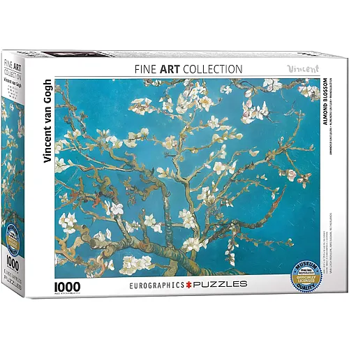 Eurographics Puzzle Fine Art Collection Van Gogh - Bl�hende Mandelbaumzweig (1000Teile)