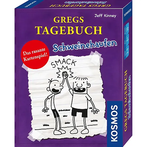 Kosmos Gregs Tagebuch - Schweinehaufen, das rasante Kartenspiel f�r 2-4 Personen ab 6 Jahren
