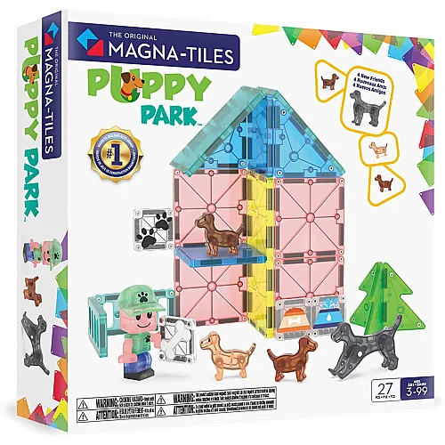 Magna-Tiles ® Puppy Park - 27 Teile