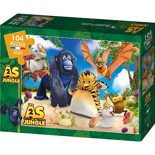 Bluebird Puzzle Jungle Aces 2 - 104 Teile