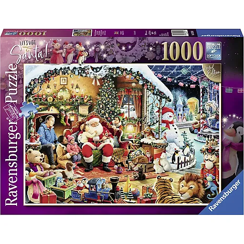 Ravensburger Puzzle Let's visit Santa - 1000 Teile