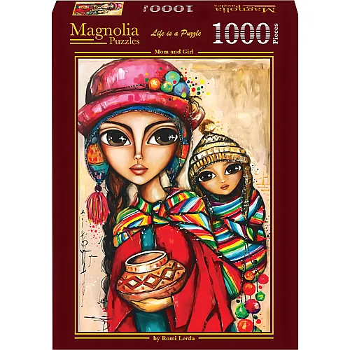 Magnolia Puzzle Puzzle 1000 Teile Mama und M�dchen