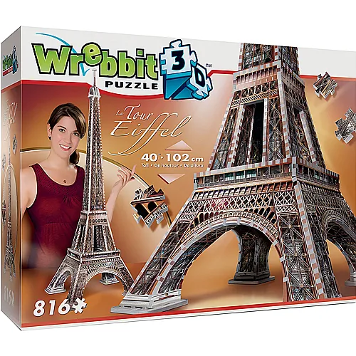 Wrebbit Puzzle The Classics Eiffelturm, Paris (816Teile)