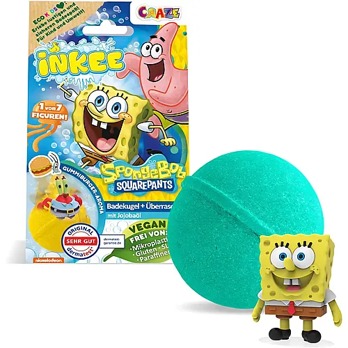 Craze Inkee �berraschungsbadekugel SpongeBob