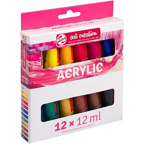 Acrylfarbe - 12 x 12 ml