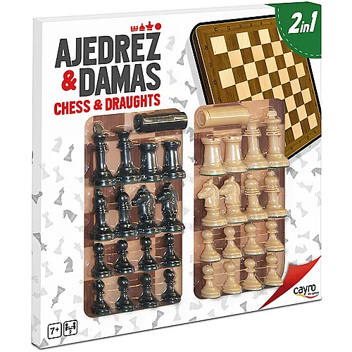 Schach & Dame Holzedition
