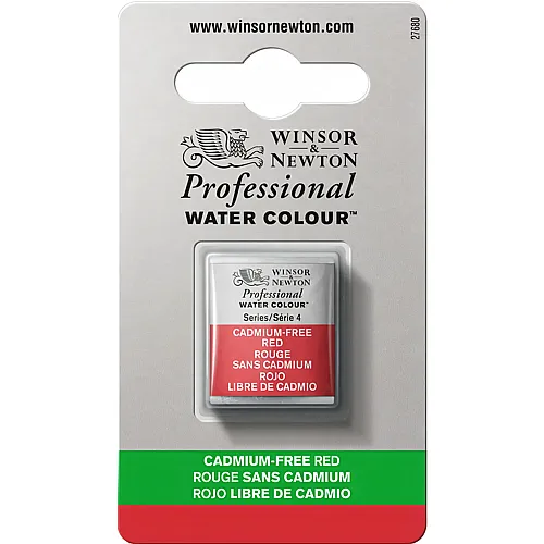 Winsor & Newton W&n Prof. Water Colour 1/2 N�pfchen Kadmiumfrei Rot