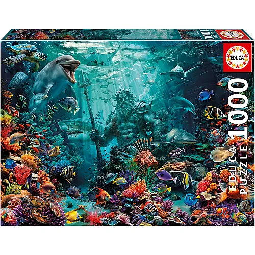 Educa Puzzle Poseidons Korallenriff - 1000 Teile