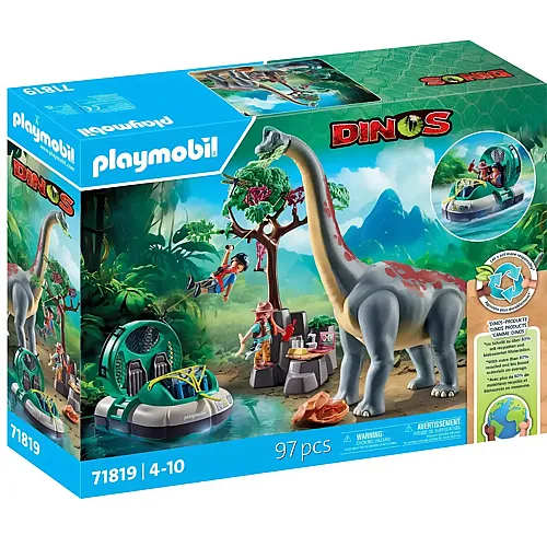 Brachiosaurus-Begegnung mit Luftkissenboot 71819