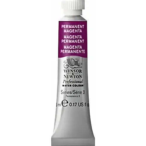 Winsor & Newton W&n Prof. Water Colour 5ml Tube Permanentmagenta
