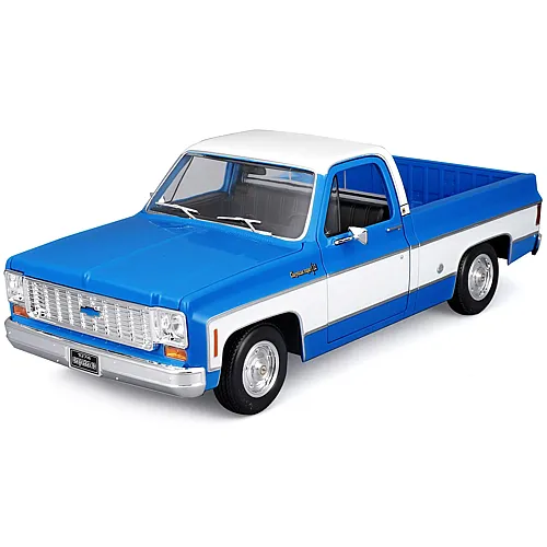 Maisto 1:18 Chevrolet Cheyenne Super C10 1974 Blau
