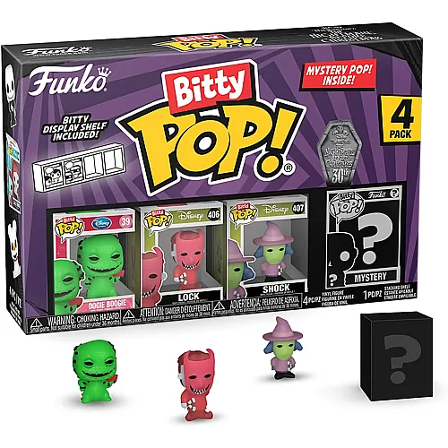 Funko Bitty Pop! The Nightmare Before Christmas - Oogie Boogie 4PK - 4 Teile