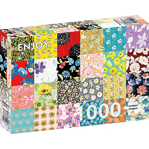Enjoy Puzzle Floral Patterns - 1000 Teile