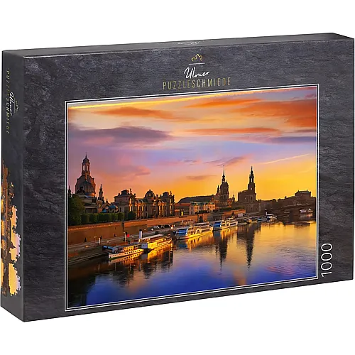 Ulmer Puzzleschmiede Dresden am Abend - 1000 Teile