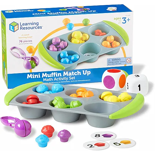 Learning Resources Mini-Muffin Sortier- und Z�hlspass Mathematikspiel
