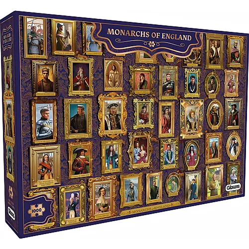 Gibsons Puzzle Monarchen von England - 1000 Teile