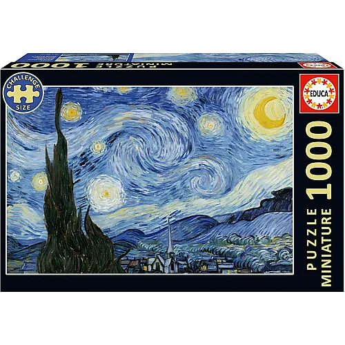 Das kleinste 1000-teilige Puzzle der Welt - Sternennacht - 1000 Teile