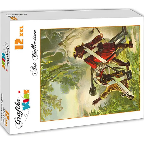Grafika Puzzle Art Collection Carl Offterdinger Grafika Kids Robinson Crusoe - 12 Teile