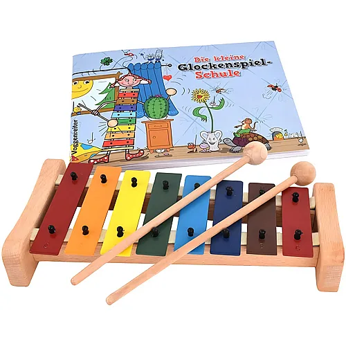 Buntes Glockenspielset mit Heft