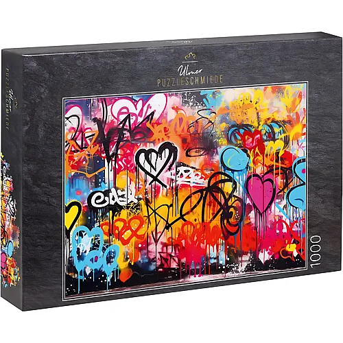 Farben und Symbole als abstrakte Kunst 1000Teile