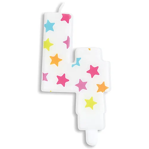 ScrapCooking Kerze Zahl 4