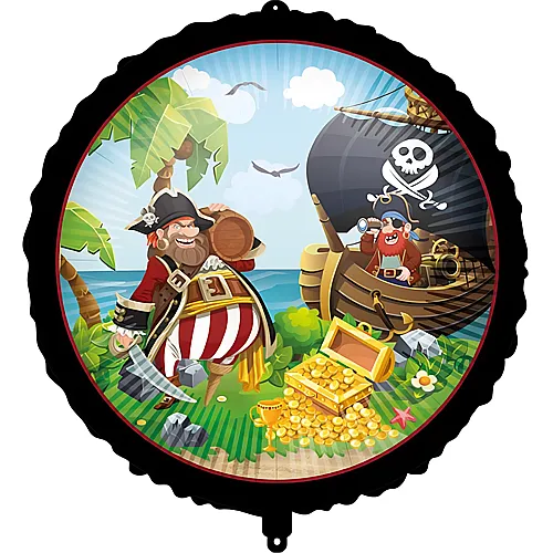 Folienballon Piraten -  45 cm