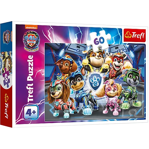 Trefl Puzzle Paw Patrol The Mighty Movie - 60 Teile