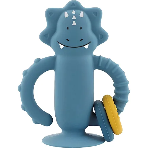 Trixie Sensorikspielzeug Silikon mit Saugnapf Triceratops
