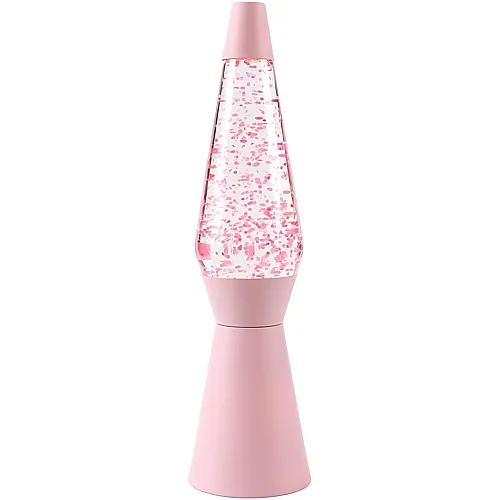 i-total Fl�ssige Lavalampe Rosa Pastell Glitter Spaceship - 40 cm