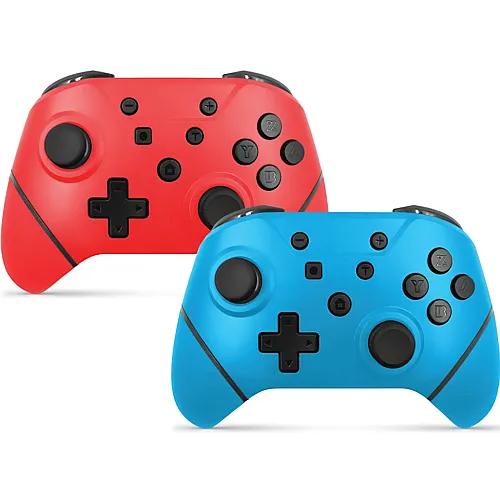 NuChamp Wireless Game Controller 2-Pack - blue/red NSW