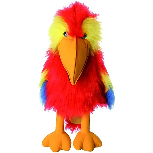 The Puppet Company Large Birds Handpuppe Scarlet Macaw (45cm)