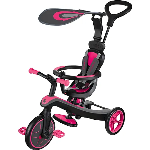 4in1 Laufrad & Dreirad Trike Explorer Pink