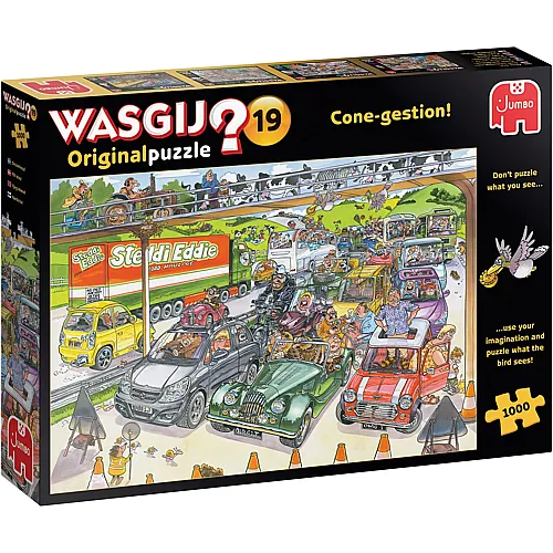 Jumbo Puzzle WASGIJ Pylonen-Salat - 1000 Teile
