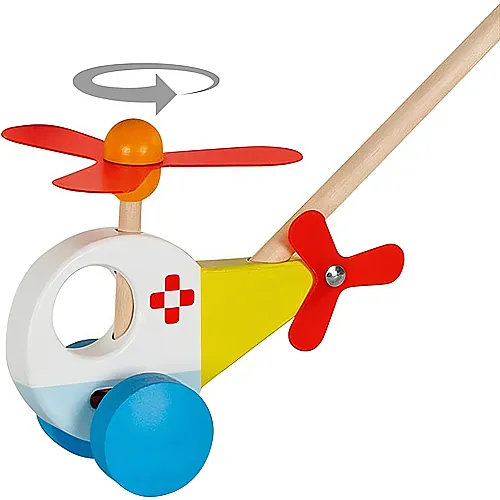 Goki Baby Schiebefahrzeug Helikopter