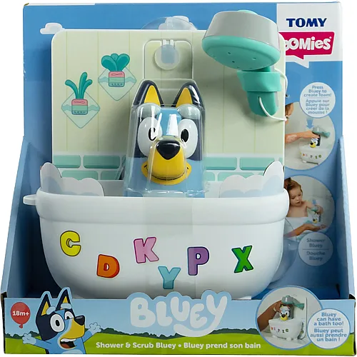 Tomy Blueys Badewanne Badespielzeug, Bluey Figur,