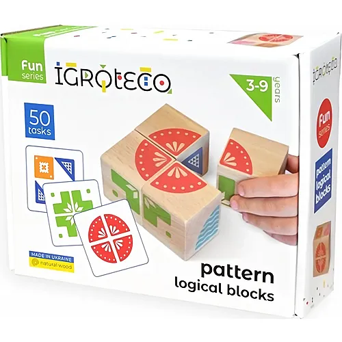 Creatif Wood Blocs Logiques 4pcs