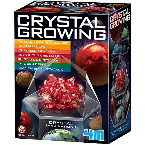 4M Kristalle zchten Rot