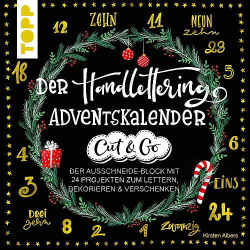Frechverlag Topp Adventskalender Handlettering