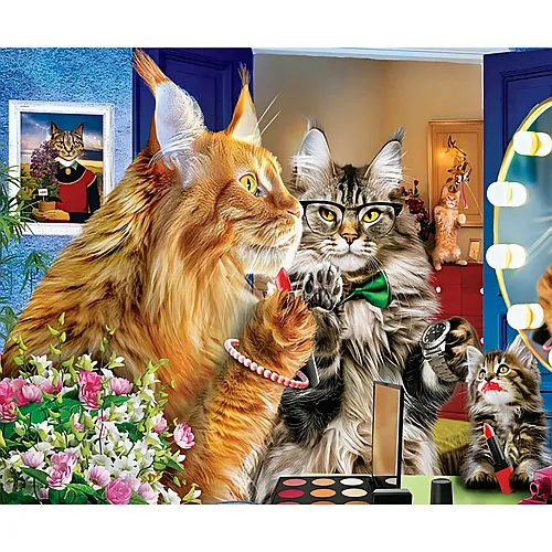 Master Pieces Puzzle Wild & Whimsical Die G�stetoilette (1000Teile)