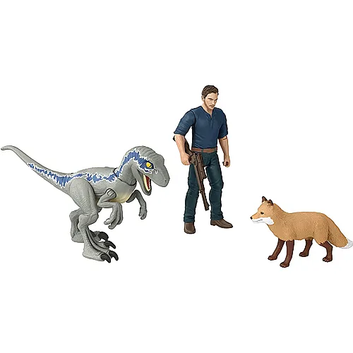 Mattel Jurassic World Owen & Mirror Dino