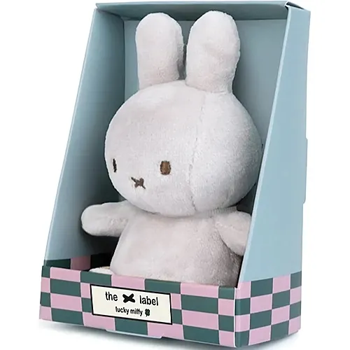 Miffy Lucky sitzend Grau 10cm